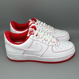 Nike Air Force 1 ‘07 Low University Red Shoes CV1724-100 Men’s Sz 10 NEW!